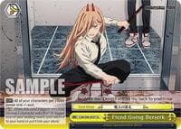 Fiend Going Berserk - Chainsaw Man - Weiss Schwarz card
