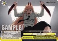 Fiend Going Berserk (RRR) - Chainsaw Man - Weiss Schwarz card