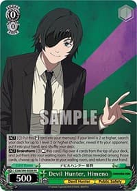 Devil Hunter, Himeno - Chainsaw Man - Weiss Schwarz card