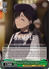 Newcomer Welcome Party, Kobeni (SR) - Chainsaw Man - Weiss Schwarz card