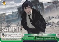 Resolute Unsheathing - Chainsaw Man - Weiss Schwarz card