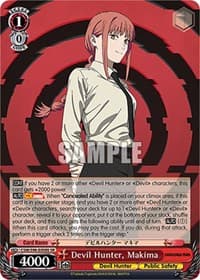 Devil Hunter, Makima (SR) - Chainsaw Man - Weiss Schwarz card