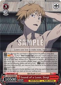 Sound of a Loser, Denji - Chainsaw Man - Weiss Schwarz card