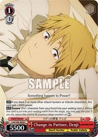 Change in Partner, Denji - Chainsaw Man - Weiss Schwarz card