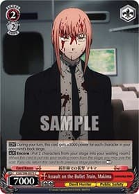 Assault on the Bullet Train, Makima - Chainsaw Man - Weiss Schwarz card