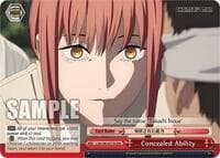 Concealed Ability (RRR) - Chainsaw Man - Weiss Schwarz card