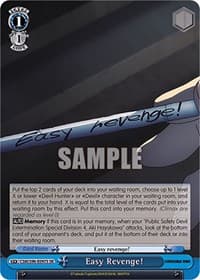 Easy Revenge! (SR) - Chainsaw Man - Weiss Schwarz card