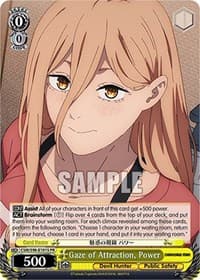 Gaze of Attraction, Power (Foil) - Chainsaw Man - Weiss Schwarz card