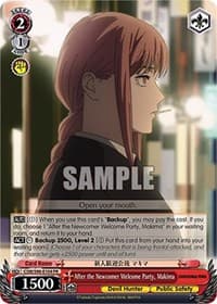 After the Newcomer Welcome Party, Makima - Chainsaw Man - Weiss Schwarz card
