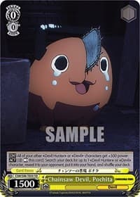 Chainsaw Devil, Pochita - Chainsaw Man - Weiss Schwarz card