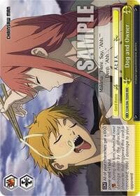 Dog and Owner (RRR) - Chainsaw Man - Weiss Schwarz card