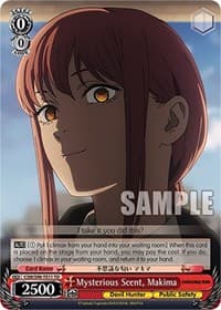 Mysterious Scent, Makima - Chainsaw Man - Weiss Schwarz card