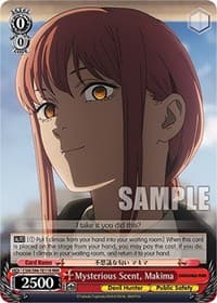 Mysterious Scent, Makima (RRR) - Chainsaw Man - Weiss Schwarz card