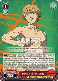 Devil Hunter, Denji - Chainsaw Man - Weiss Schwarz card