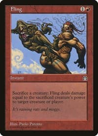 Fling - Stronghold - Magic: The Gathering card