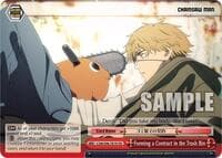Forming a Contract in the Trash Bin - Chainsaw Man - Weiss Schwarz card