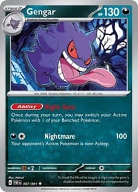 Gengar - SV: Paldean Fates - Pokemon card