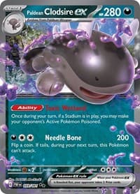 Paldean Clodsire ex - SV: Paldean Fates - Pokemon card