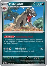 Mabosstiff - SV: Paldean Fates - Pokemon card