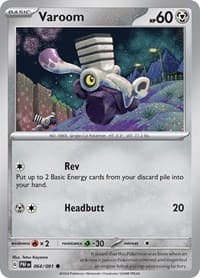 Varoom - SV: Paldean Fates - Pokemon card