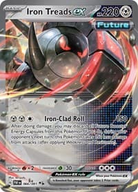 Iron Treads ex - SV: Paldean Fates - Pokemon card