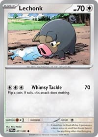 Lechonk - SV: Paldean Fates - Pokemon card