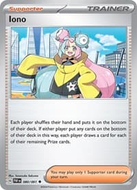 Iono - SV: Paldean Fates - Pokemon card