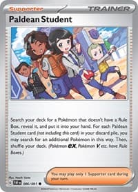 Paldean Student - SV: Paldean Fates - Pokemon card