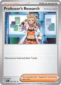 Professor's Research [Professor Sada] - SV: Paldean Fates - Pokemon card