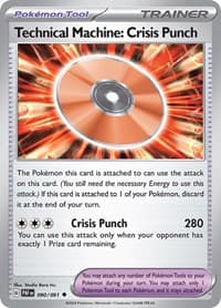 Technical Machine: Crisis Punch - SV: Paldean Fates - Pokemon card