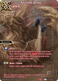 Ancient Draw (SPR) - Savior of Chaos - Battle Spirits Saga card