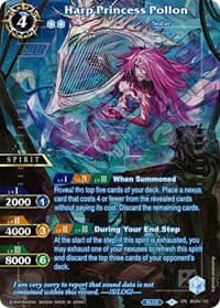 Harp Princess Pollon (SPR) - Savior of Chaos - Battle Spirits Saga card