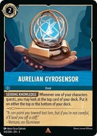 Aurelian Gyrosensor - Into the Inklands - Disney Lorcana card