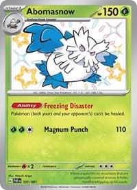 Abomasnow - SV: Paldean Fates - Pokemon card