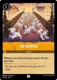 99 Puppies - Into the Inklands - Disney Lorcana card
