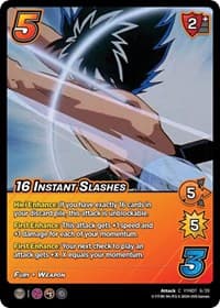16 Instant Slashes (Time Shifted) - Yu Yu Hakusho: Dark Tournament - UniVersus card