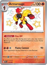Armarouge - SV: Paldean Fates - Pokemon card