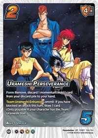 Urameshi Perseverance - Yu Yu Hakusho: Dark Tournament - UniVersus card