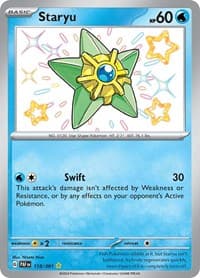 Staryu - SV: Paldean Fates - Pokemon card