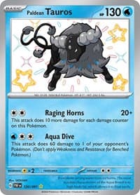 Paldean Tauros - SV: Paldean Fates - Pokemon card