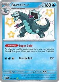 Baxcalibur - SV: Paldean Fates - Pokemon card