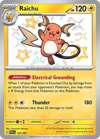 Raichu - SV: Paldean Fates - Pokemon card
