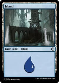 Island (0261) - Ravnica: Clue Edition - Magic: The Gathering card