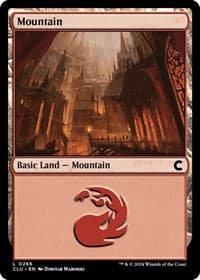 Mountain (0266) - Ravnica: Clue Edition - Magic: The Gathering card