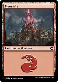 Mountain (0268) - Ravnica: Clue Edition - Magic: The Gathering card
