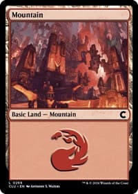 Mountain (0269) - Ravnica: Clue Edition - Magic: The Gathering card
