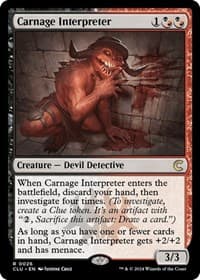 Carnage Interpreter - Ravnica: Clue Edition - Magic: The Gathering card