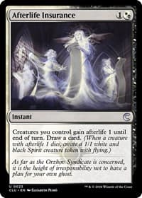 Afterlife Insurance - Ravnica: Clue Edition - Magic: The Gathering card
