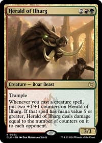 Herald of Ilharg - Ravnica: Clue Edition - Magic: The Gathering card