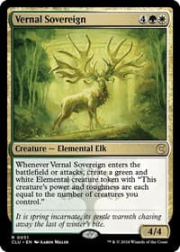 Vernal Sovereign - Ravnica: Clue Edition - Magic: The Gathering card